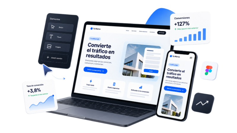 agencia landing page