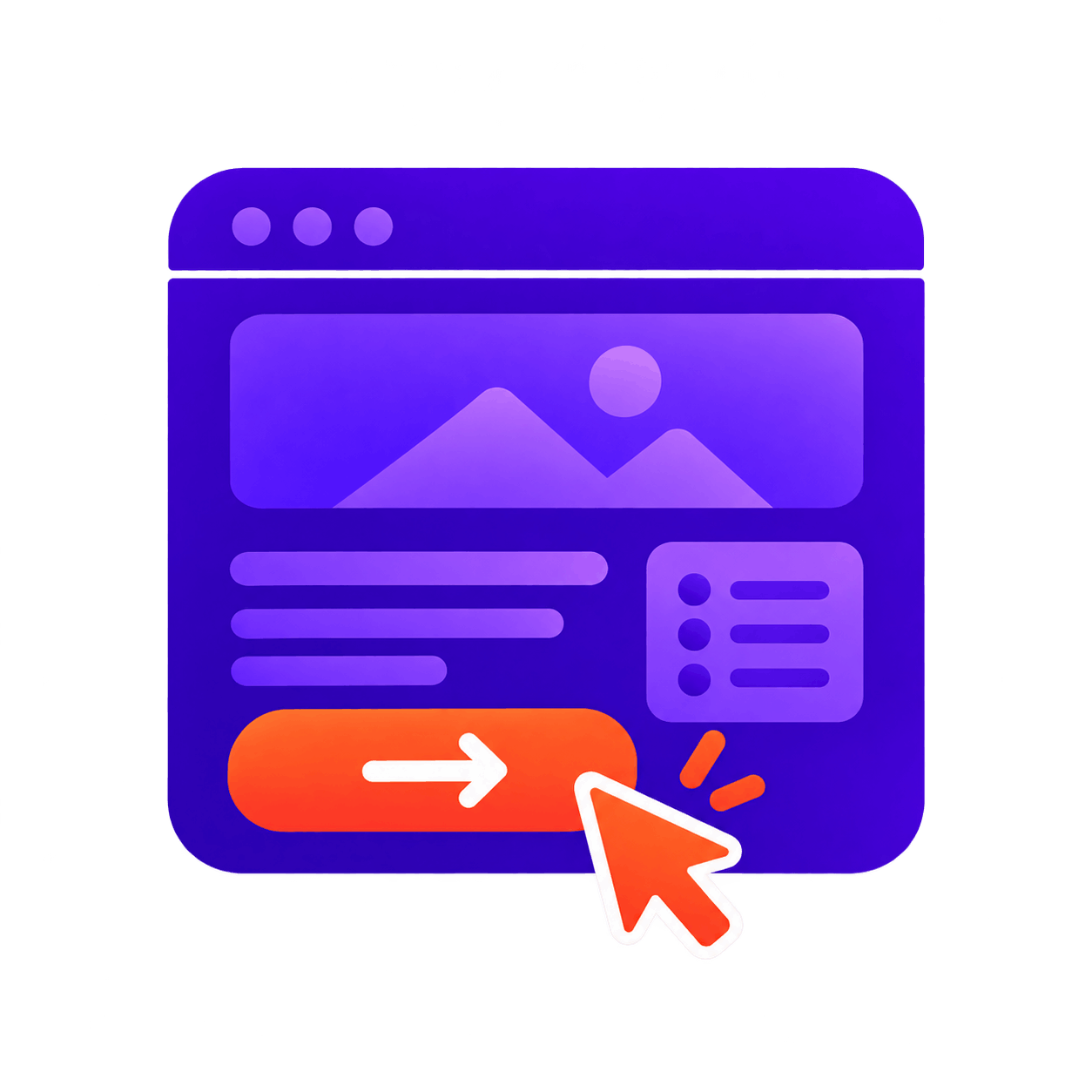 icono landing page